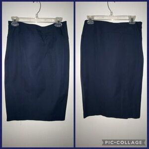 Banana Republic Dark Blue Pencil Skirt